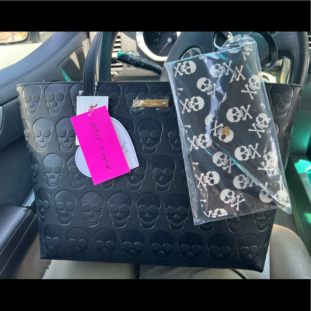 Skull Betsy Johnson Purse